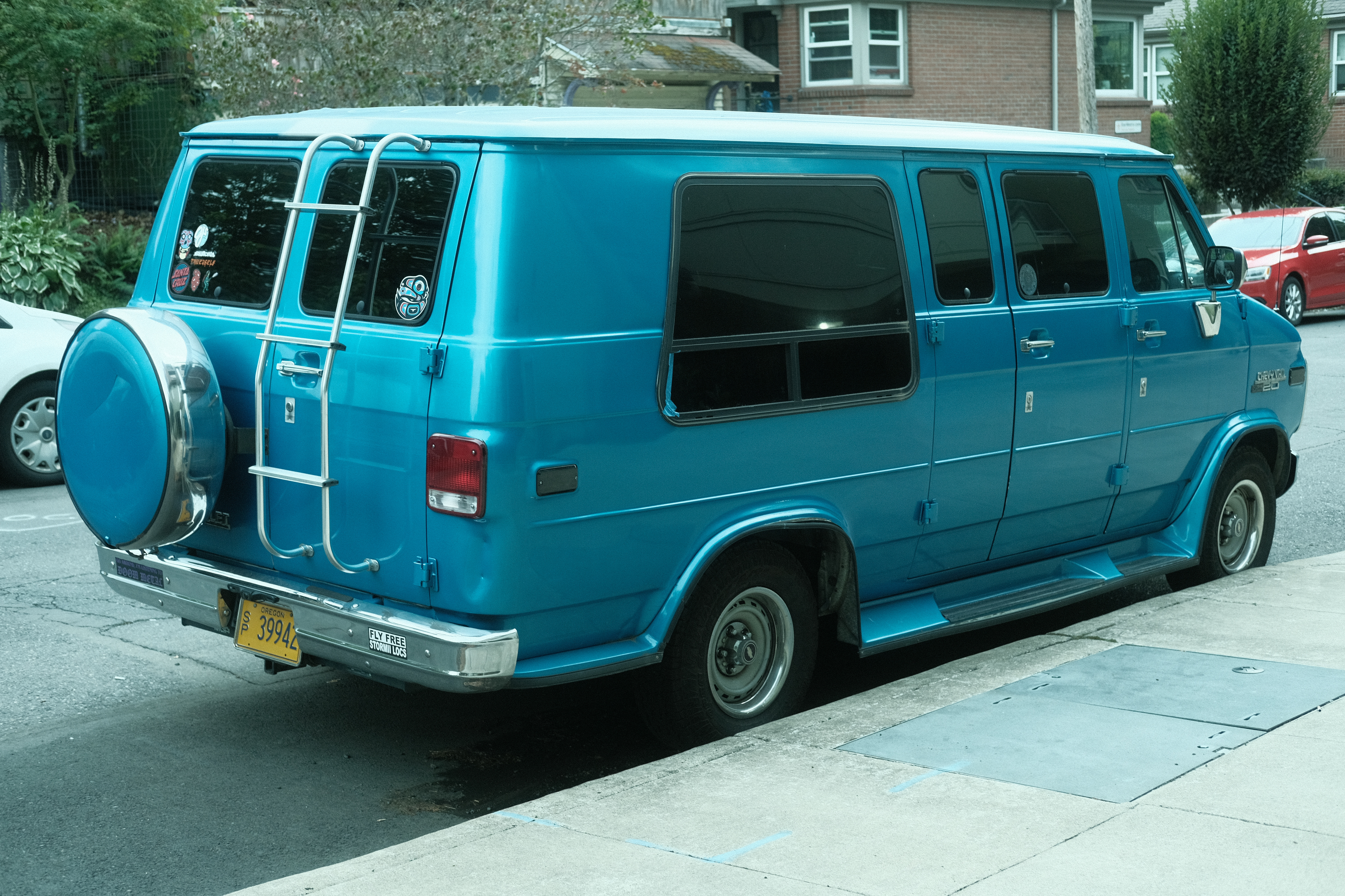 blue van